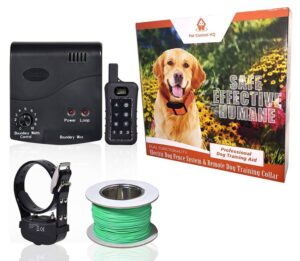 PetControlHQ Wireless Combo Electric Dog Fence System