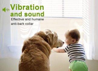 Dog No Bark Collar with Smart Detection Vibration and Harmless Shock