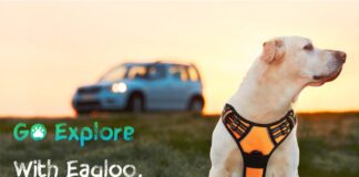 Eagloo Dog Harness No Pull Pet Handle Adjustable Reflective Breathable