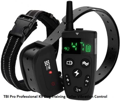 TBI Pro Professional K9 Dog Training Collar Vibration Control