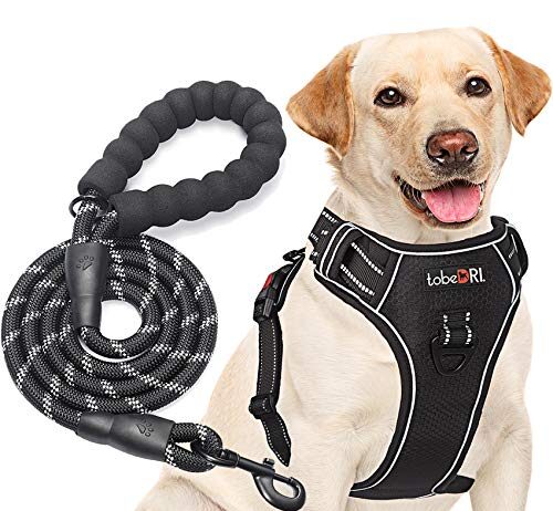 tobedri no pull dog harness adjustable reflective oxford easy control medium