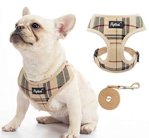 pupteck soft mesh dog harness pet puppy comfort padded vest no pull harnesses