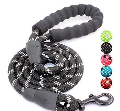 baapet 5 ft strong dog leash with comfortable padded handle and highly