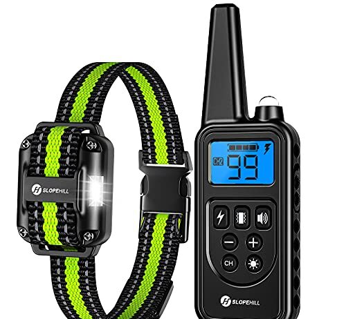 slopehill dog training collar with 2600ft remote electronic dog collar with