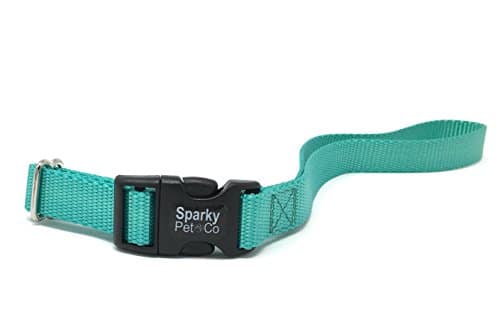 Sparky Pet Co 3/4" Solid Nylon Replacement Strap Bark Collars- (Teal)