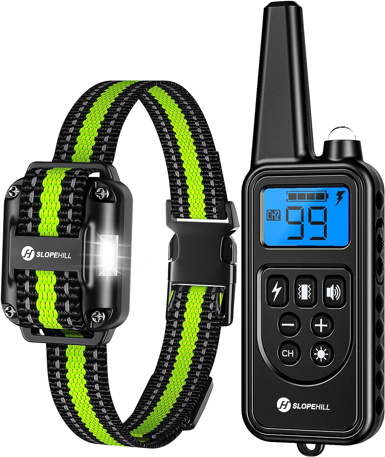 Dog Training Collar with 7 Training Modes, 2600Ft Remote Electronic Dog Shock Collar, Electric Shock Collar for Small Medium Large Dogs