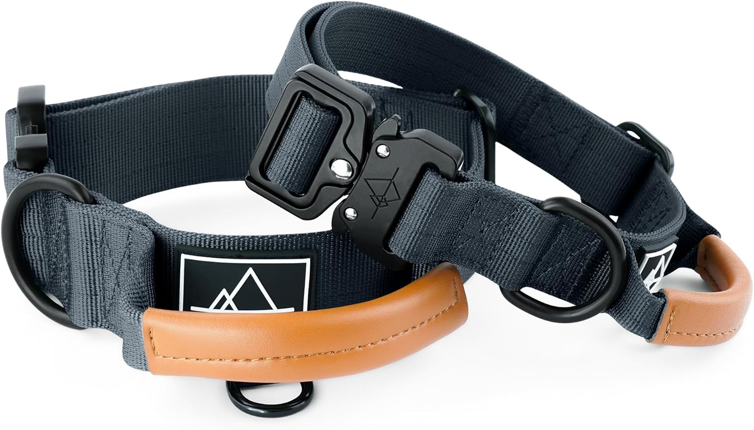 Made to ROAM Premium Dog Collar - Adjustable Heavy Duty Nylon Collar with Quick-Release Metal Buckle (Vermont Weekends, Size 3)