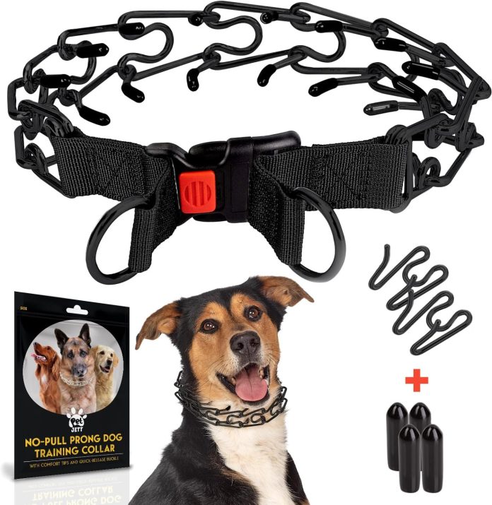 petjett prong collar for dogs no pull choke collar for dogs pinch collar for dogs dog training collar dog walking tool f