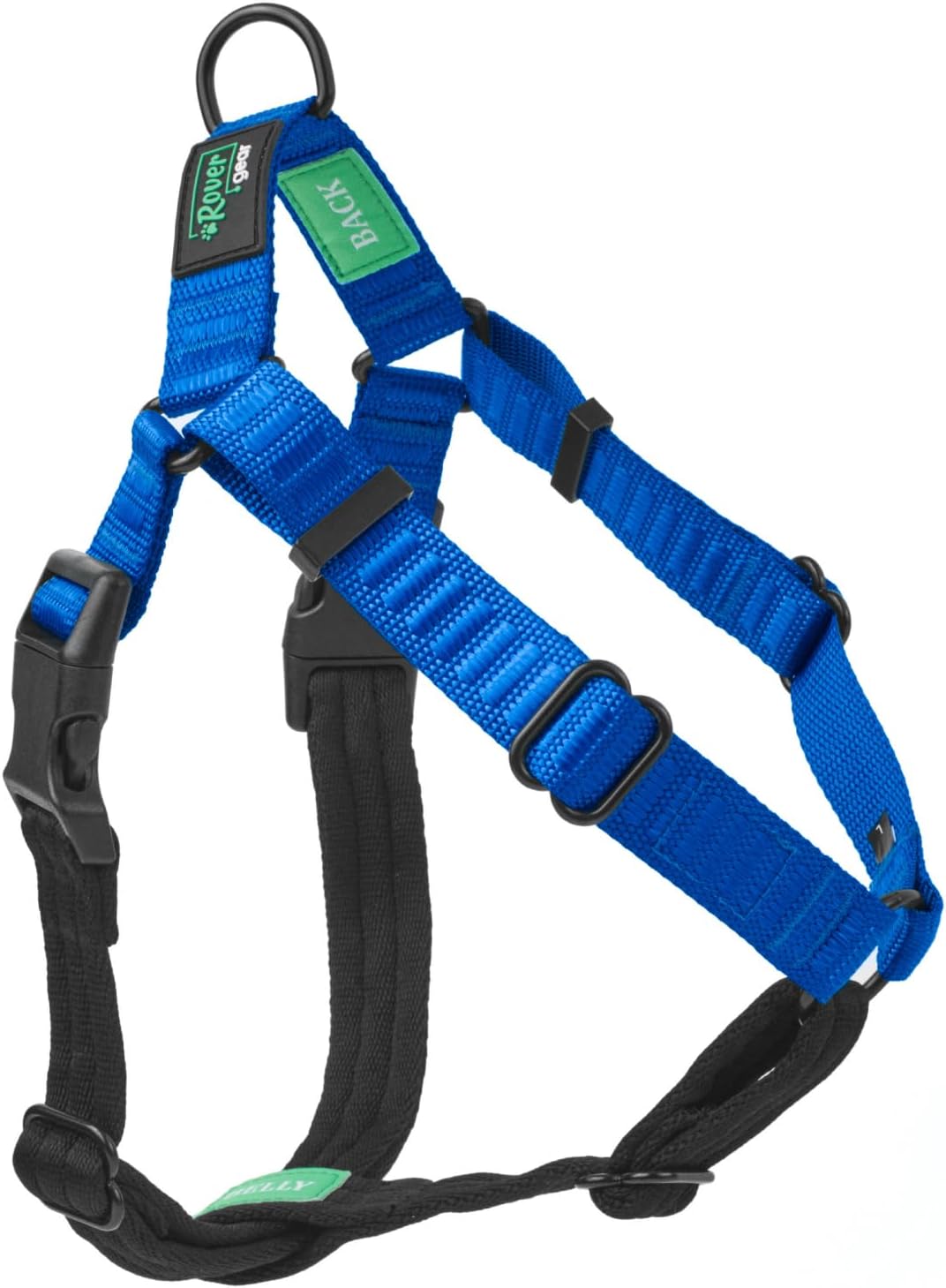 Rover Gear Better Walk No-Pull Dog Harness, Royal Blue, 1” Medium/Large – Stay in Control with Adjustable, Comfortable, Easy to Wear, Durable Dog Harness – Ideal for Medium Dogs 35-65lb, 24”-30” Girth