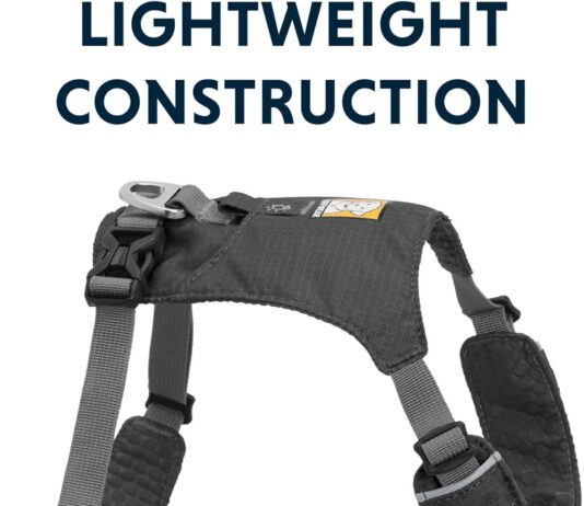ruffwear hi light everyday lightweight dog harness trail running walking hiking all day wear twilight gray largex large