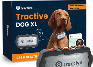 tractive xl gps tracker health monitoring for dogs 50 lbs market leading pet gps location tracker wellness escape alerts