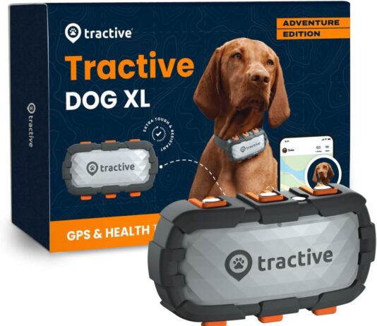 tractive xl gps tracker health monitoring for dogs 50 lbs market leading pet gps location tracker wellness escape alerts