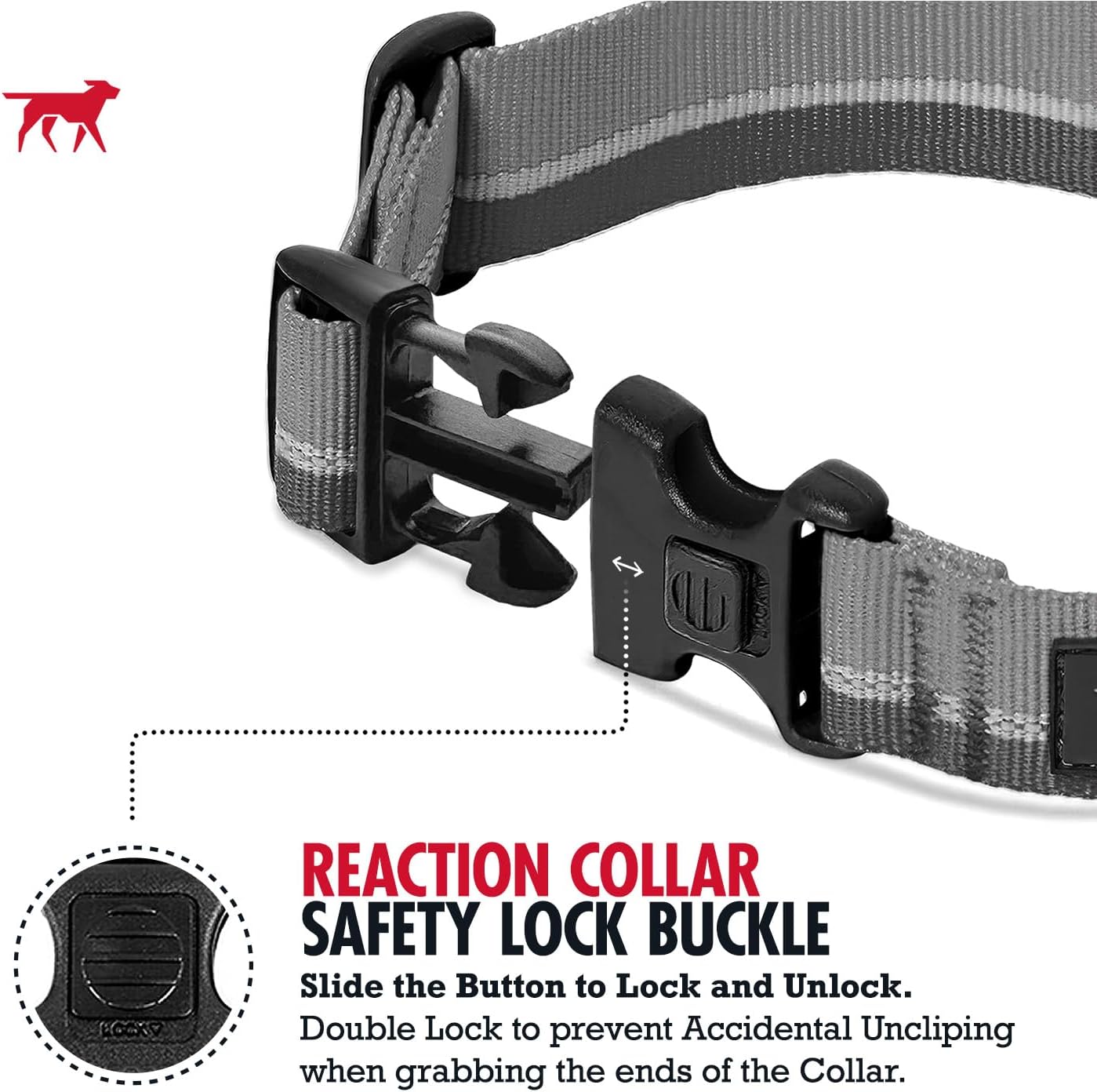 Tuff Pupper Martingale Collar for Dogs | Gentle Nylon  Steel Chain Limited Cinch Design is Perfect for Training | Dual Leash Attachment Points | Durable Quick Release Buckle | Sizing for All Breeds