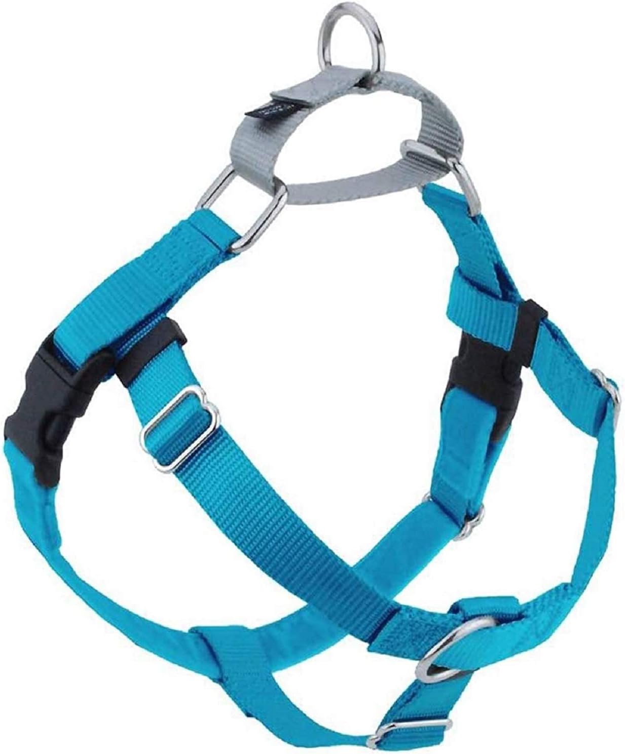 2 Hounds Design Freedom No Pull Dog Harness | Comfortable Control for Easy Walking | Adjustable Dog Harness | Small, Medium  Large Dogs | Made in USA | Solid Colors | 1 MD Rose