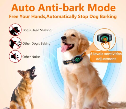bark collar with remote 2 in 1 dog shock collar for 2 large medium small dog10 120lbs anti barking training collar beeps