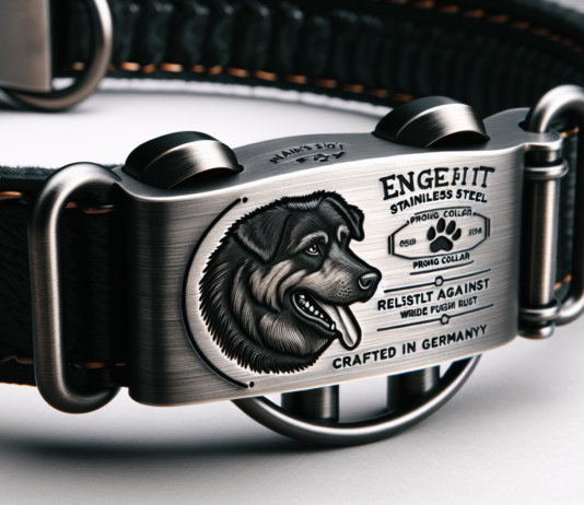 black stainless steel prong collar review