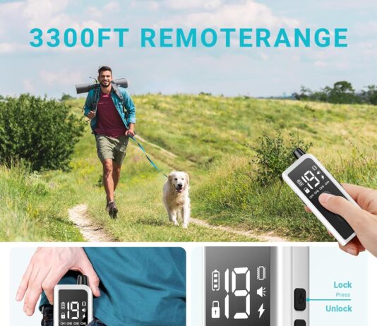 dog shock collar 3300ft dog training collar with remote for small medium large dogs 8 120lbsip67 waterproof collarselect