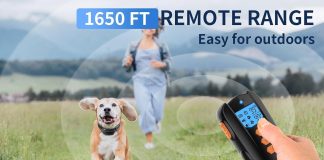 dog shock collar with remote electric dog training collar 1650ft rechargeable e collar waterproof collars with 4 trainin