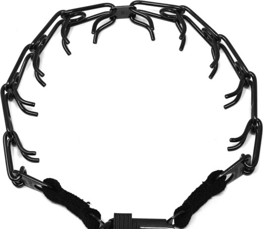 herm sprenger black stainless steel prong dog training collar with quick release buckle ultra plus pet pinch collar no p