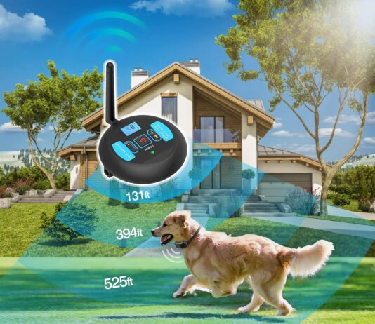 Rivulet Dog Fence System Review rivulet electric wireless dog fence system electric fence automatic trigger pet shock containment boundary system adjust