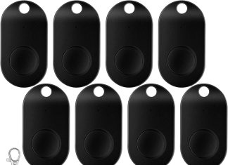 saysurey 8 pack portable gps tracking mobile tracking smart anti loss device waterproof key finder locator tracker devic