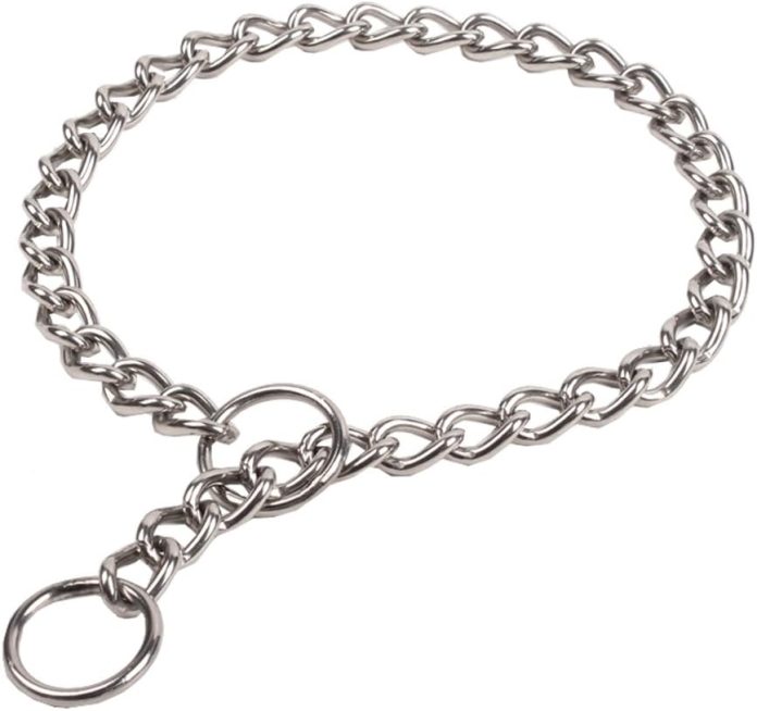 sgoda chain dog training choke collar 22 in 3 mm