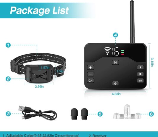 TeqHome Wireless Dog Fence System Review teqhome wireless dog fence 2 in 1 electric dog fence system for 2 dogs with training collar remote ip65 waterproof 2023