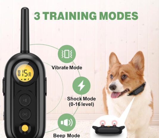 topday dog shock collar 1000ft dog training collar with remote for 5 130lbs small medium dogs rechargeable ipx7 waterpro