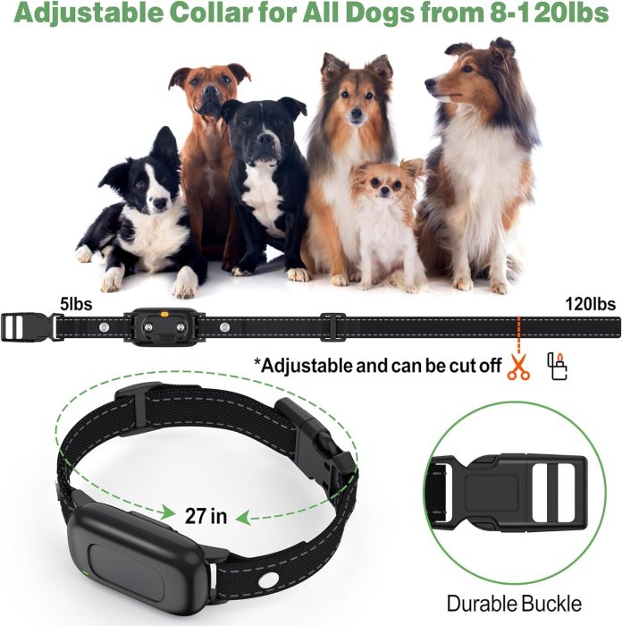 topday dog shock collar 1000ft dog training collar with remote for 5 130lbs small medium dogs rechargeable ipx7 waterpro