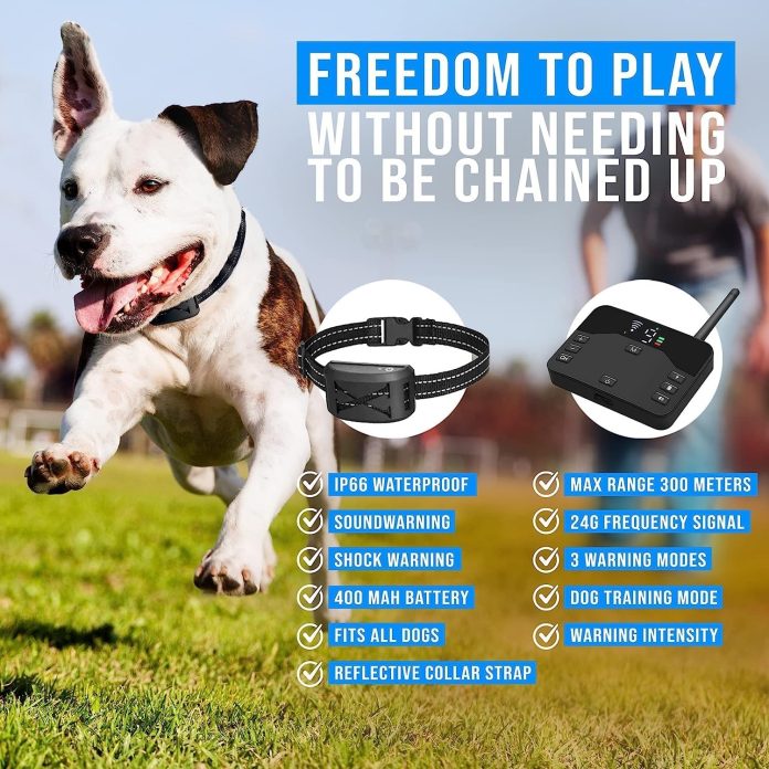 zealn life 2 in 1 wireless dog fence training collar with remote 2023 and electric fence for ultimate dog safety and fre