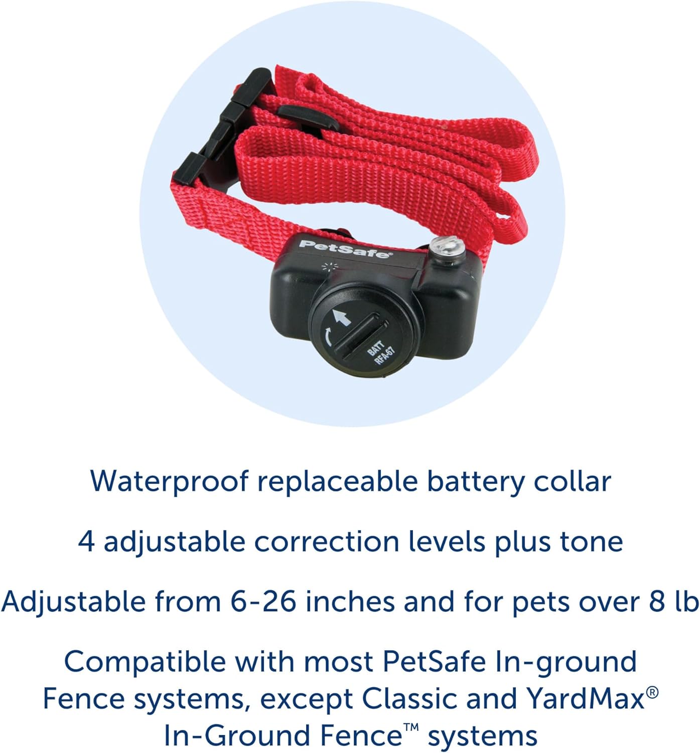 PetSafe Basic In-Ground Pet Fence – from the Parent Company of INVISIBLE FENCE Brand - Underground Electric Pet Fence System with Waterproof and Battery-Operated Training Collar