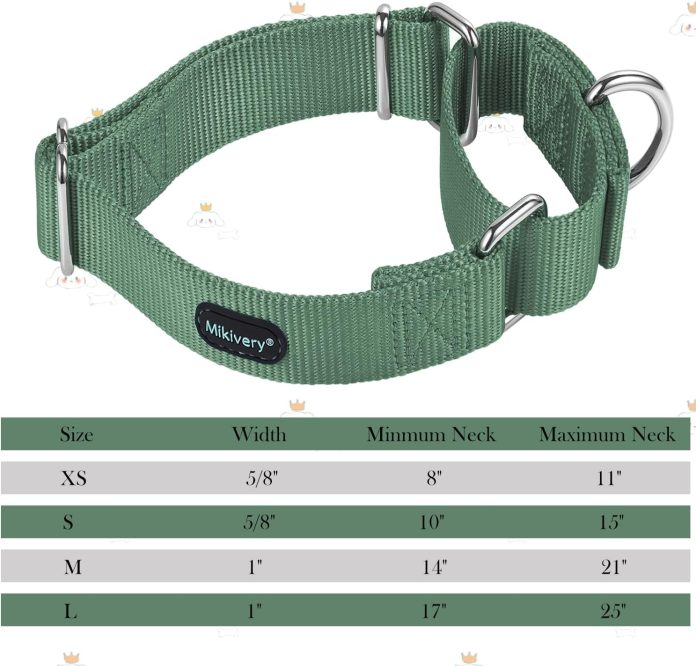martingale dog collar nylon adjustable and safety training colourful comfortable metal buckle pet collars for small medi