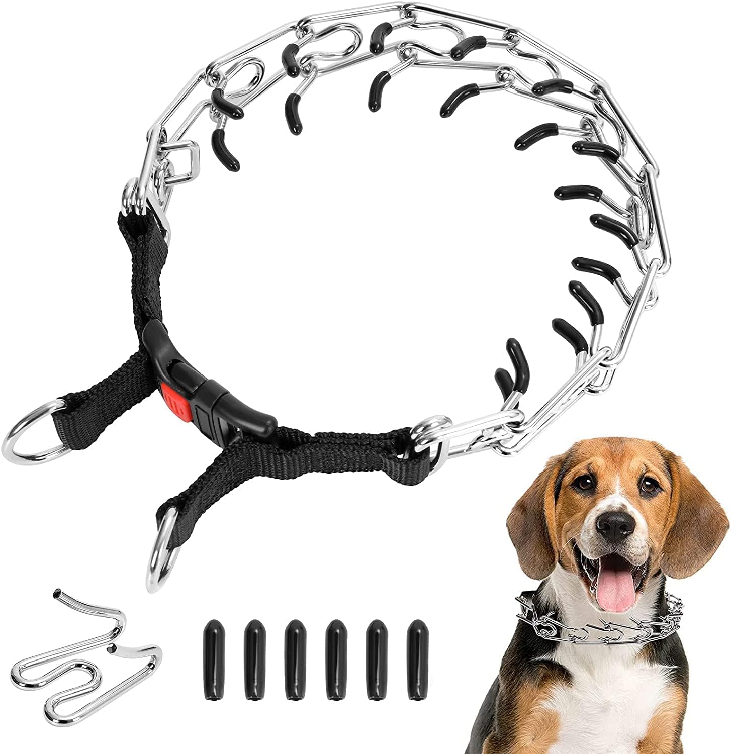 No Pull Collar for Dogs, Dog Collar with Buckle  Dog Walking Tool for Small, Medium, or Large Breed