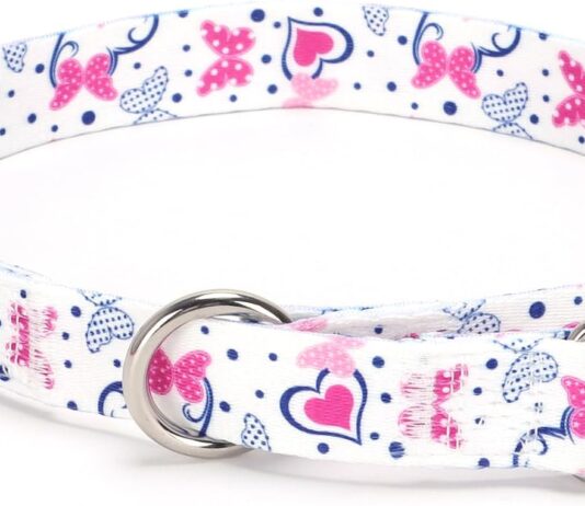 training dog collar no pull martingale collar slip collar with slidable stop ring for small medium large dogs m black 4
