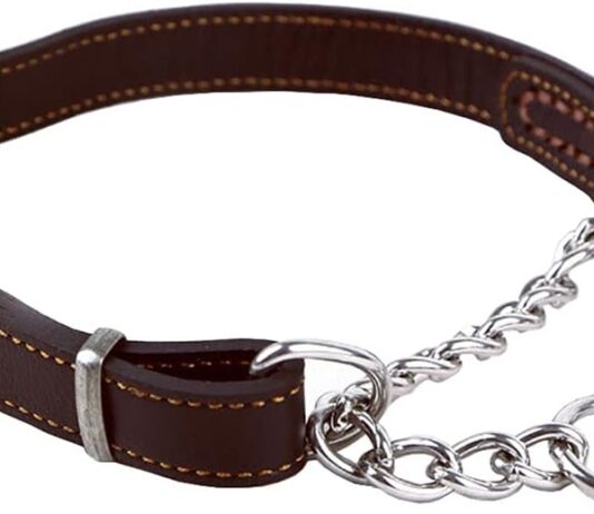 love dream martingale collars for dogs leather training dog collar stainless steel chain anti escape no pull dog collar 