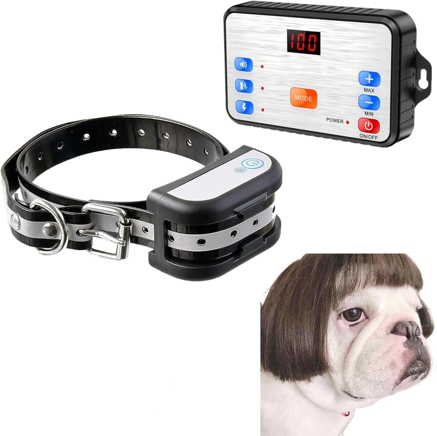 Wireless Dog Fence，Electric Fence System for Dog  Training Collar，Waterproof and Rechargeable，Adjustable Range Sizes, Suitable for All Dogs.