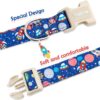 Faygarsle Blueberry Pattern Dog Collar for Summer Light Blue - Image 5