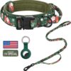 DAGANXI Tactical Dog Collar Adjustable Nylon with Control Handle and Buckle - Image 2
