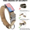 DAGANXI Tactical Dog Collar Adjustable Nylon with Control Handle and Buckle - Image 2