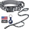 DAGANXI Tactical Dog Collar Adjustable Nylon with Control Handle and Buckle - Image 4