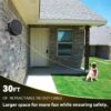 BrandName 30FT Wall Mount Retractable Dog Tie Out Cable - 180° Swivel Design - Image 3
