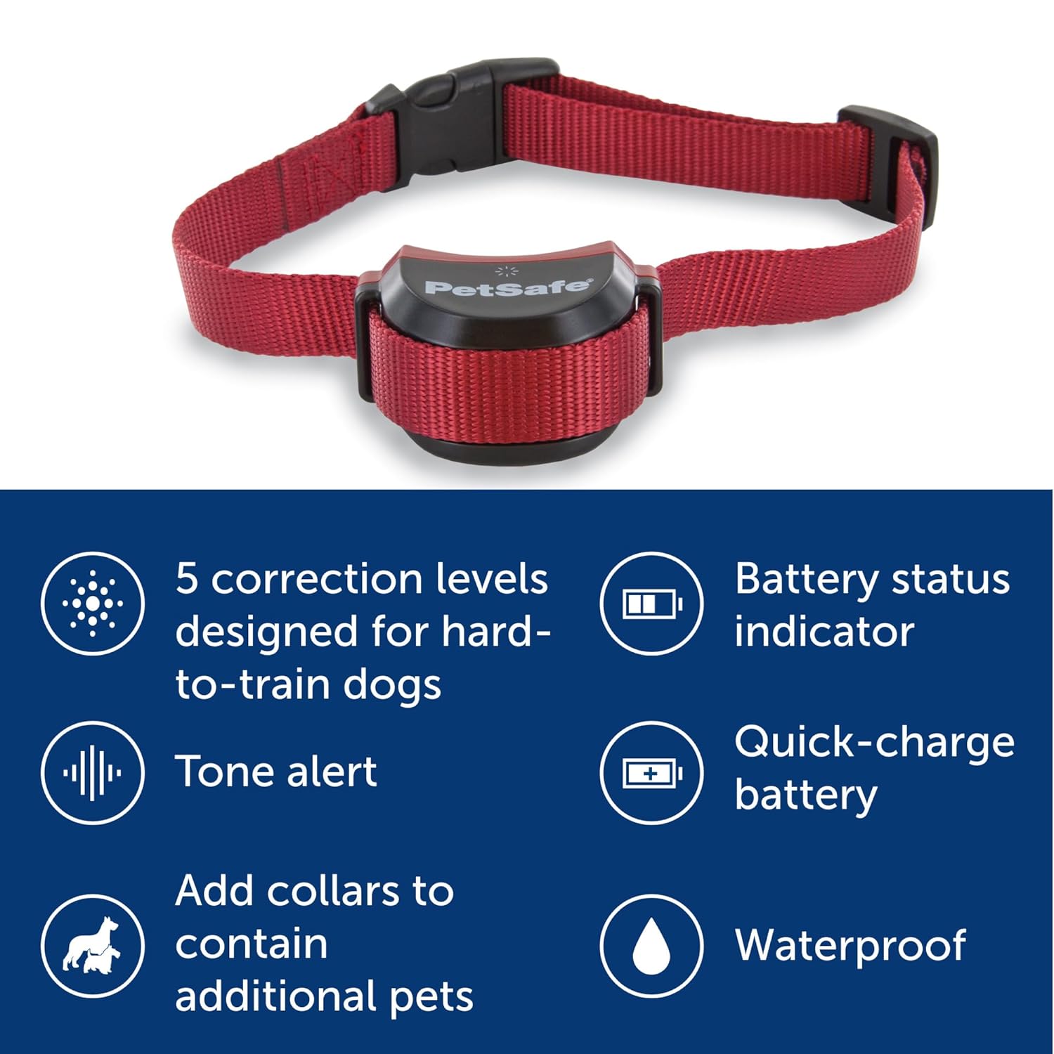 PetSafe Stay  Play 2-Dog Wireless Fence for Stubborn Dogs - Americas Safest Wireless Pet Containment System - No Dig Electric Fence - Circular Boundary - Secure 3/4-Acre Yard - for Dogs 5lb+