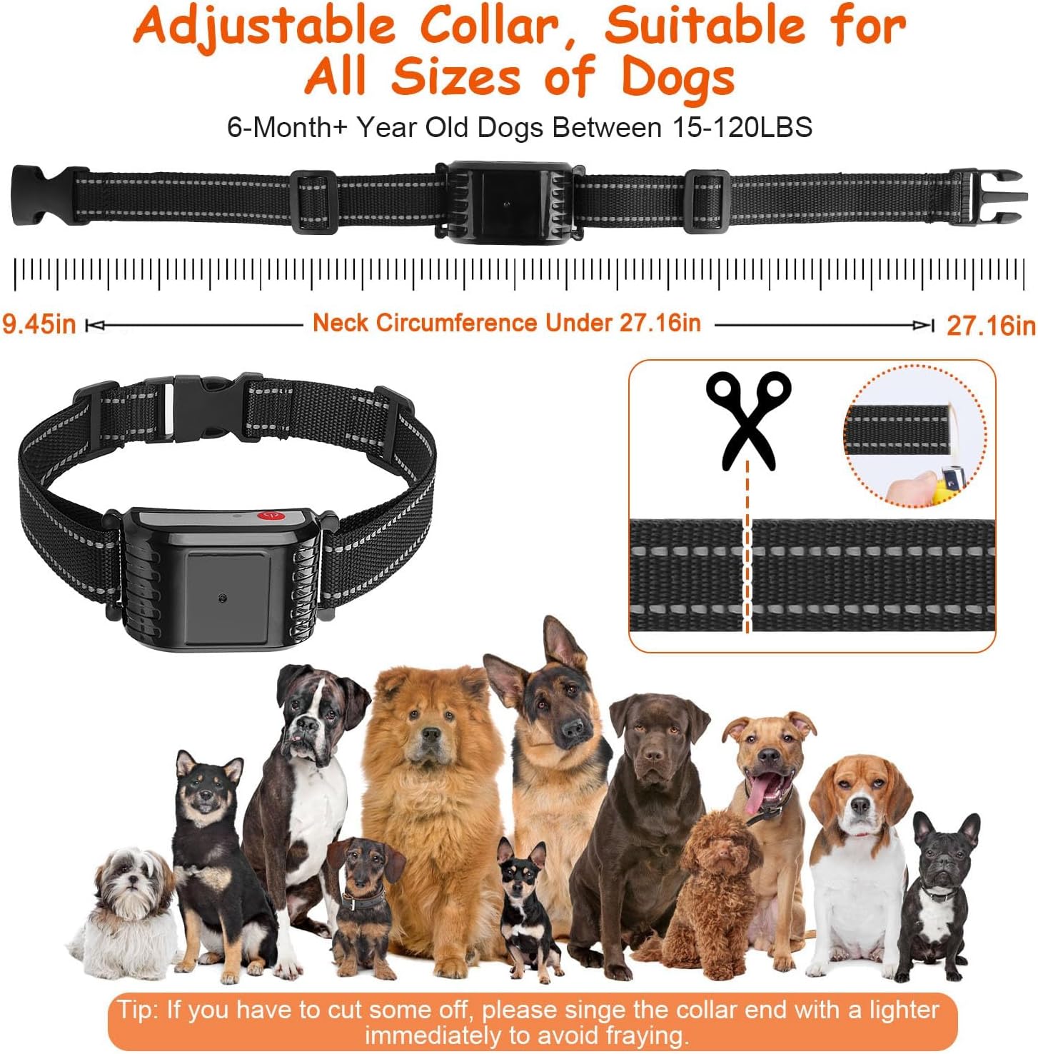 Wireless Dog Fence, 2024 Upgraded Electric Fence for Dogs  Training Collar with Remote, 2-in-1 Wireless Pet Boundary Containment System, Adjustable Range Sizes,IP65 Waterproof (for 1 Dog)