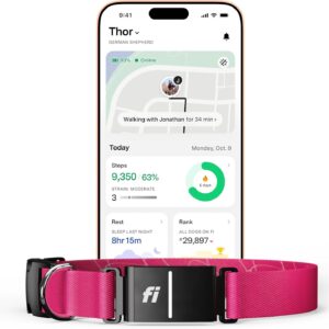 New Fi Series 3+ Smart Dog Tracker Collar - AI GPS for Dogs