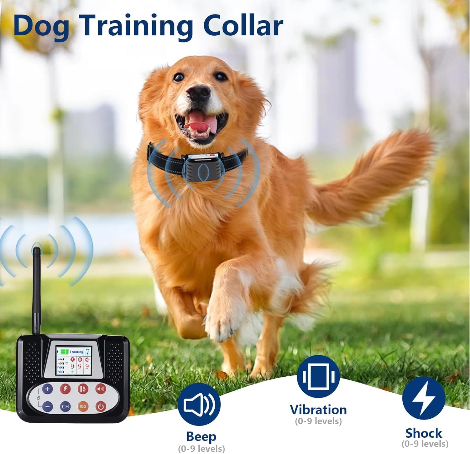 Wireless Dog Fence for 2 Dogs, Wireless Dog Fence System  Dog Training Collar