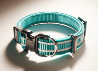 2 Pack Reflective Dog Collar, Turquoise, XS review
