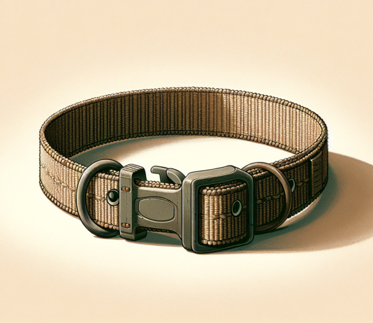 DCSP Pets Heavy-Duty Dog Collar (Medium, Khaki) review