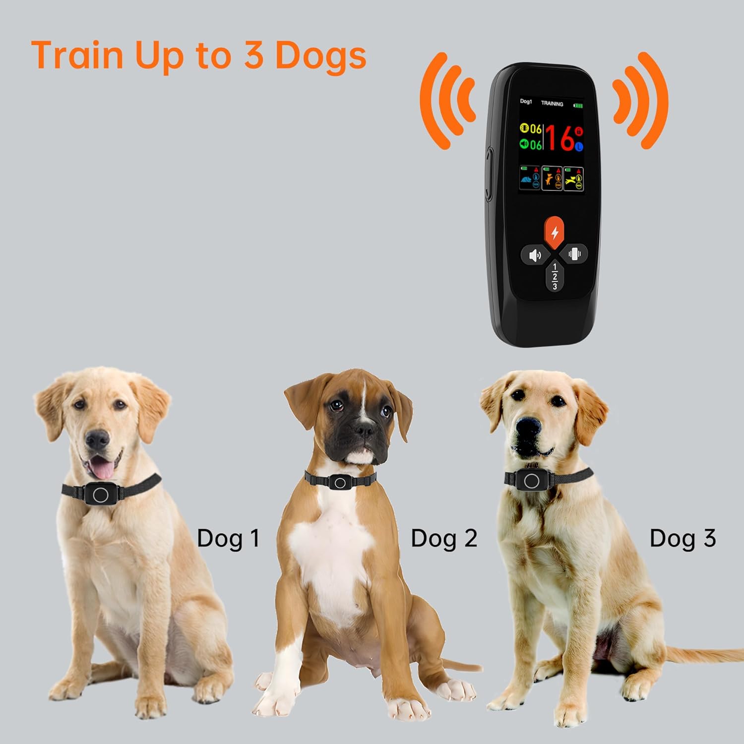 Dog Shock Collar-with Remote Control, The safest Dog Training Collar, A Smart Collar That Fosters Communication and Builds a Better Bond with Your Dogs Dog Shock Collar-with Remote Control, The safest Dog Training Collar, A Smart Collar That Fosters Communication and Builds a Better Bond with Your Dogs