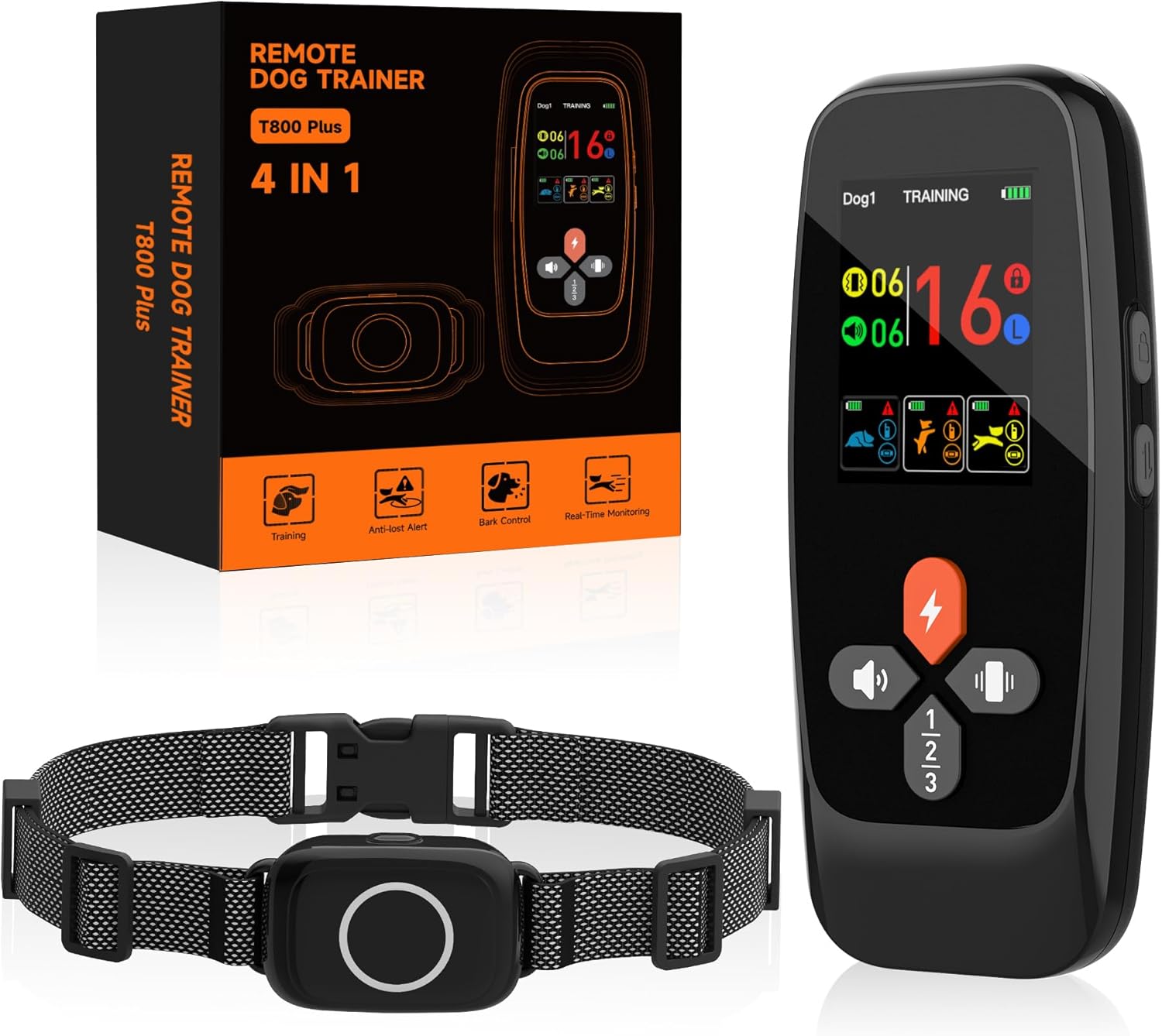 Dog Shock Collar-with Remote Control, The safest Dog Training Collar, A Smart Collar That Fosters Communication and Builds a Better Bond with Your Dogs Dog Shock Collar-with Remote Control, The safest Dog Training Collar, A Smart Collar That Fosters Communication and Builds a Better Bond with Your Dogs