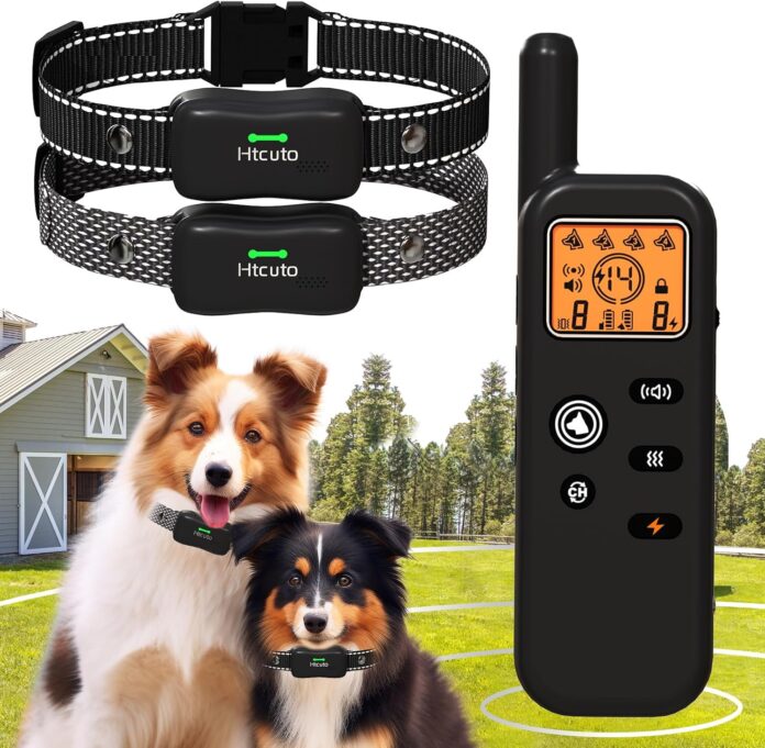 wireless-dog-fence-system-for-2-dogs-856-acre-electric-fences-for-dogs-training-fence-collar-with-remote-ultrasonic-trai